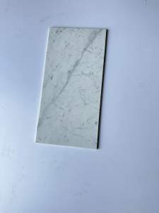 Italian Carrara White honed marble tiles 610x305x10mm