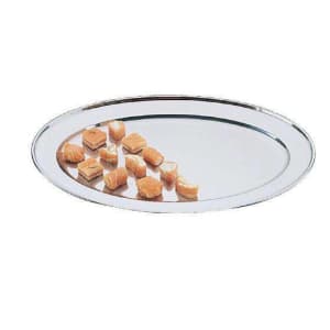 Olympia Stainless Steel Oval Service Tray 400mm(Barcode K365)