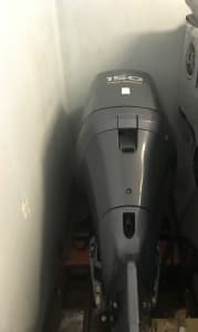 Secondhand F150AETX Yamaha outboard.