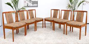 FREE DELIVERY-RETRO VINTAGE MID CENTURY PARKER TBACK DINING CHAIRSX6