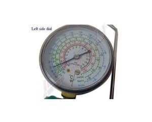 Left Side Compound Gauge For 2 Two Way Manifolds Set Refrigeration Air
