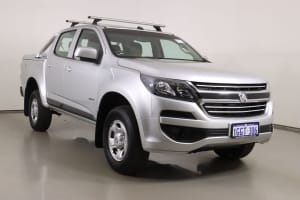 2016 Holden Colorado RG MY17 LS (4x4) Silver 6 Speed Automatic Crew Cab Pickup