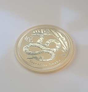 SPOT PRICE - 1oz Gold Bullion Coin - Perth Mint - Lunar Snake 