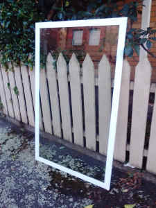Toughened glass panel with Frame 900x1450