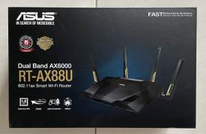 Asus RT-AX88U (AX6000) Dual Band WiFi 6 Router - As New Condition