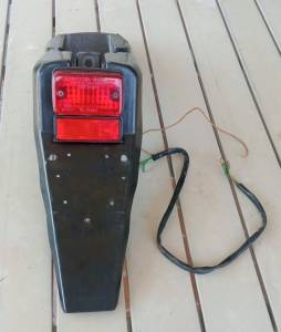Honda XR650R number plate /taillight unit