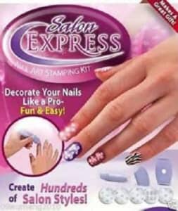 Salon Express Professional Nail Art Stamping Kit - Stamping Kit