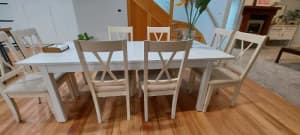 8 x Dining chairs - table not included - $20 EACH