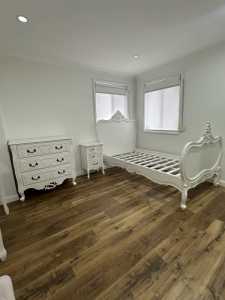 King single white bedroom Suite