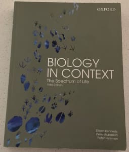 Oxford Biology in Context The Spectrum of Life Third Edition - $20
