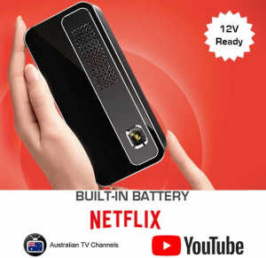 smart projector new 12V ready - wireless/youtube/Netflix built-in