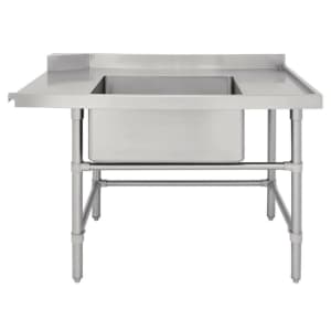 VOGUE DISHWASHER INLET BENCH WITH SINGLE BOWL SINK (1800x700x900)