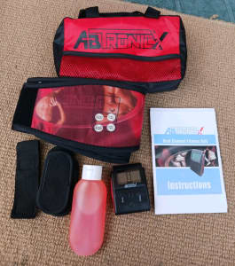 Abtronic X 2 dual channel fitness belt (new) for sale complete