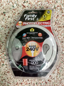 FAMILY FIRST PHOTOELECTRIC SMOKE ALARM