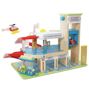 second hand wooden toy garage