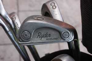 11 Golf club set with bag, RH, Ryder Scotland, good condition