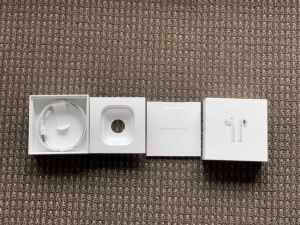 Original Airpods Box with Manual and Cable