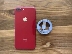 Iphone 8plus Red 64GB / 3 Months Warranty (100% battery health)