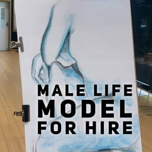 Male life model for hire