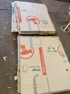 22 large Moving Boxes