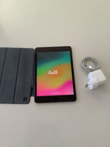 Apple iPad Mini 5th Gen 64gb wifi only. With cover, charger and cable