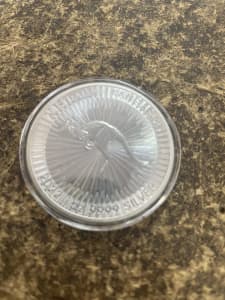 Australia one oz silver coin