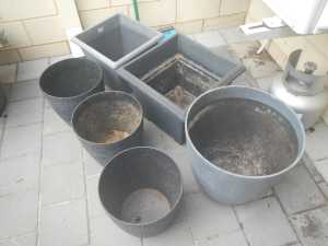 Various Garden Pots