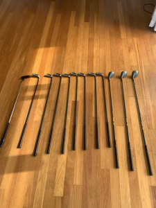 Full set of golf clubs