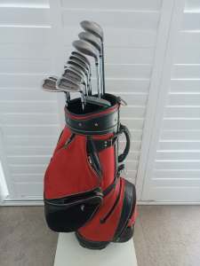 PowerBilt Full Golf Set with Bag and Buggy