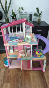 Barbie Dream House, Ambulance, Boat, Dolls etc