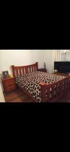 SOLD - Bargain - Beautiful Clean Queen size Bed & Mattress