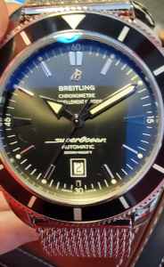 Breitling A17320 Superocean black dial