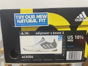 Adidas Adipower Boost S golf shoes and Taylormade TP5x balls