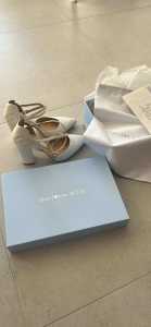 Designer Wedding Heels - Brand New Charlotte Mills. Size 37
