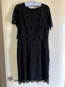 Black lace dress size 12