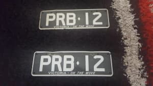 PRB-12 Custom Number Plates  PRB-12 Victoria