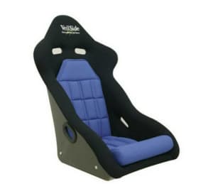 VeilSide VS D-1R Carbon Bucket Racing Seat Black with Blue Insert