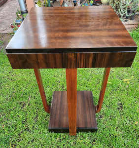1950s Hall Table or Side Table or Plant Stand, Fully restored.