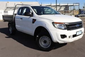 2012 Ford Ranger PX XL Hi-Rider White 6 Speed Sports Automatic Cab Chassis