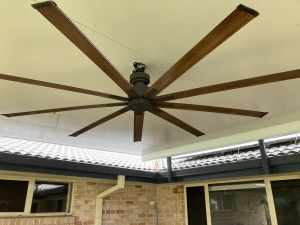 Large outdoor ceiling fan