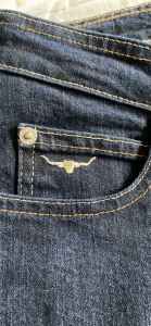 Ladies RM Williams TJ218 dark denim jeans size 10R
