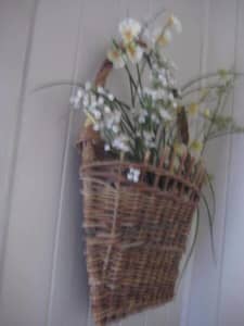 Cane Basket Hamptons Wall Hanging - 2 available
