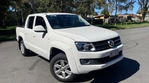 2014 Volkswagen Amarok 2H MY14 TDI420 (4x4) White 8 Speed Automatic Dual Cab Chassis