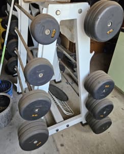 STRAIGHT BAR DUMBBELL SET - VERSITLE HOME GYM WEIGHTS Rocklea Brisbane South West Preview