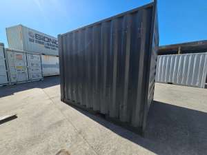 10ft Grey B Grade Standard Height Shipping Container - No Number