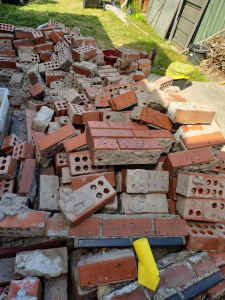 Bricks uncleaned