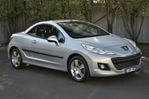 2012 Peugeot 207 A7 Series II MY12 CC Silver 4 Speed Sports Automatic Cabriolet