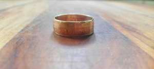 Only two of 1930 Australian Penny Coin ring! Australian history..