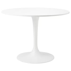 IKEA 4 Seater Round Dining Table, White