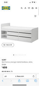 IKEA single bed & mattress
